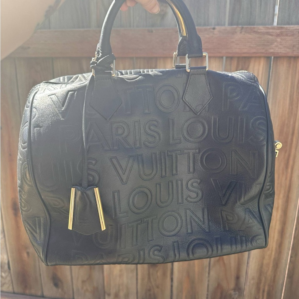 Louis Vuitton Speedy Cube 30 Embossed Leather